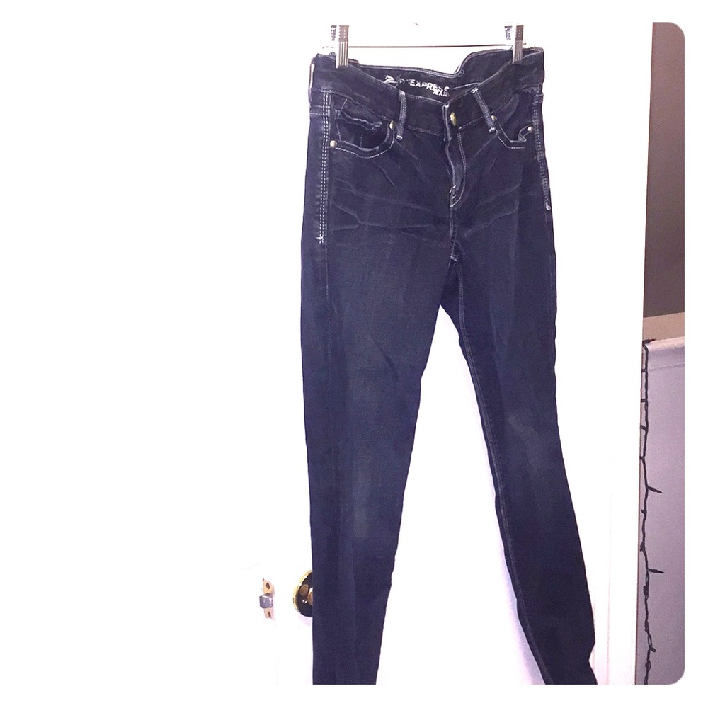 Great quality Express dark jeans